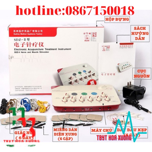 Máy Điện Châm, Châm Cứu Hoa Đà HWATO SDZ II
