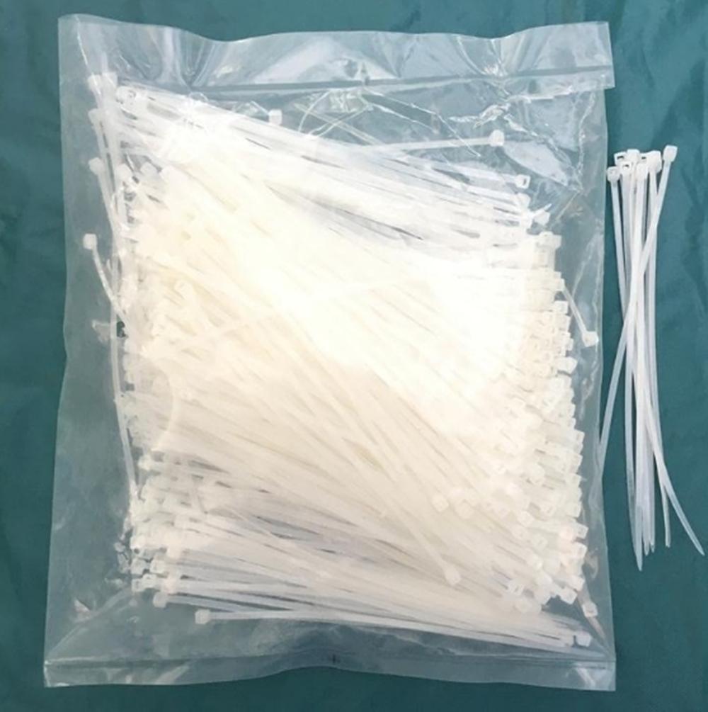 1000 dây lạt nhựa màu trắng, dây rút nhựa cỡ 3x150mm - Hàng chuẩn