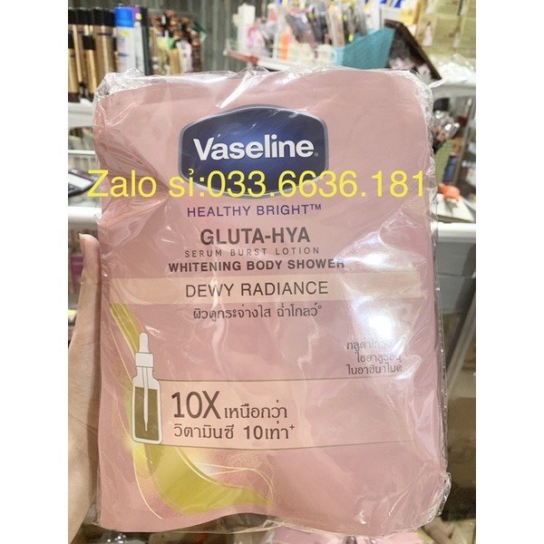 Tắm trắng vaseline Thái Lan đủ dòng dạng gói