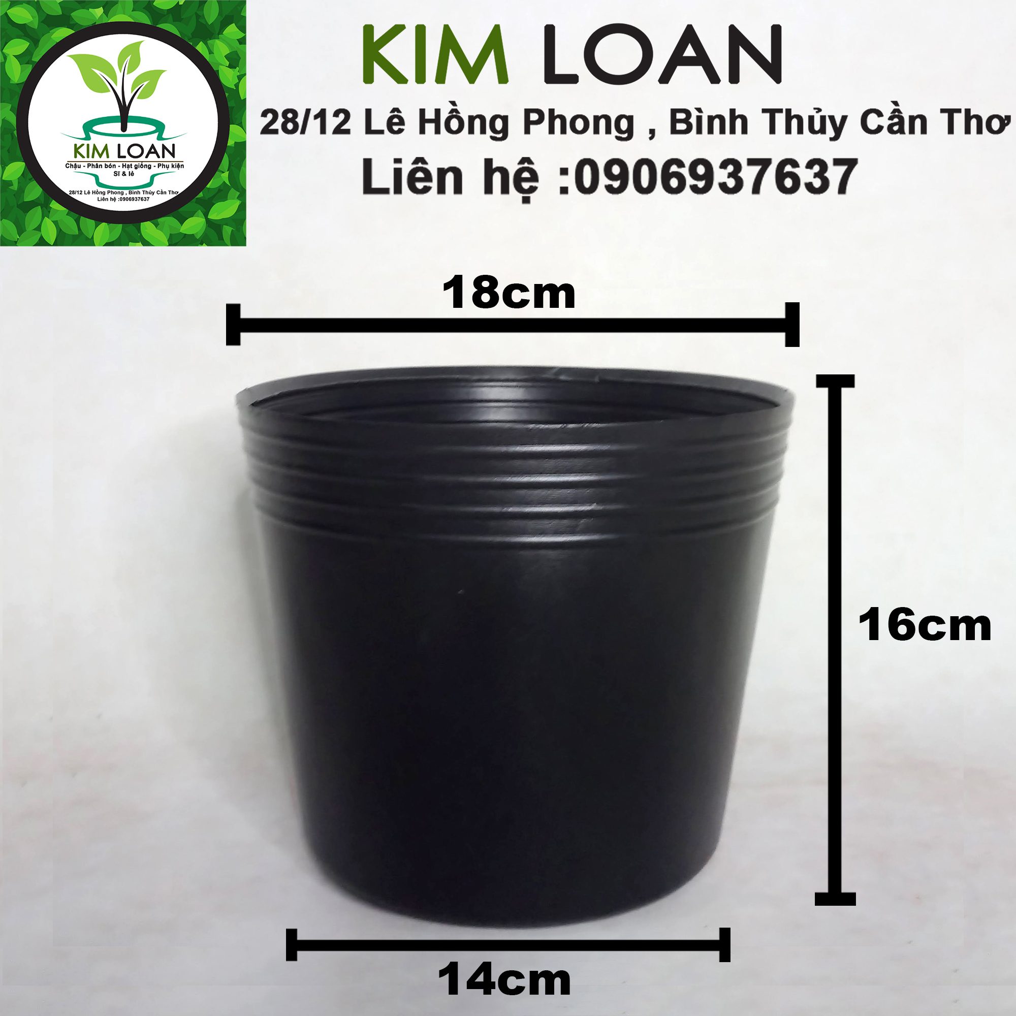 Combo 50 chậu nhựa mềm c8 18x16cm dày và bền