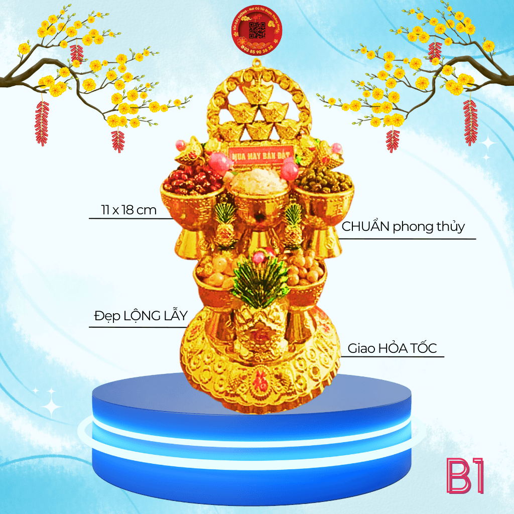 Bông Tỏi Thần Tài Ngũ Cốc Như Ý - TỎI CÁT TƯỜNG