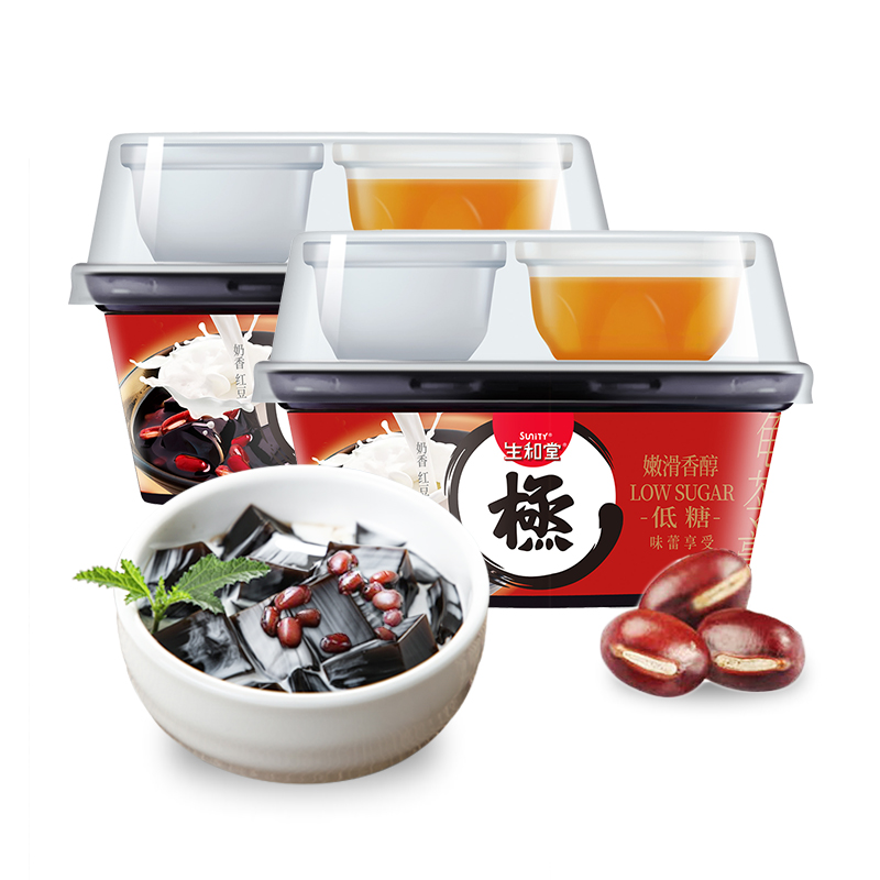 Thạch Cao quy linh đậu đỏ sữa dừa 222g