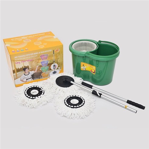 Bộ lau nhà 360 độ chính hãng quý phu nhân _ tặng 2 bông lau