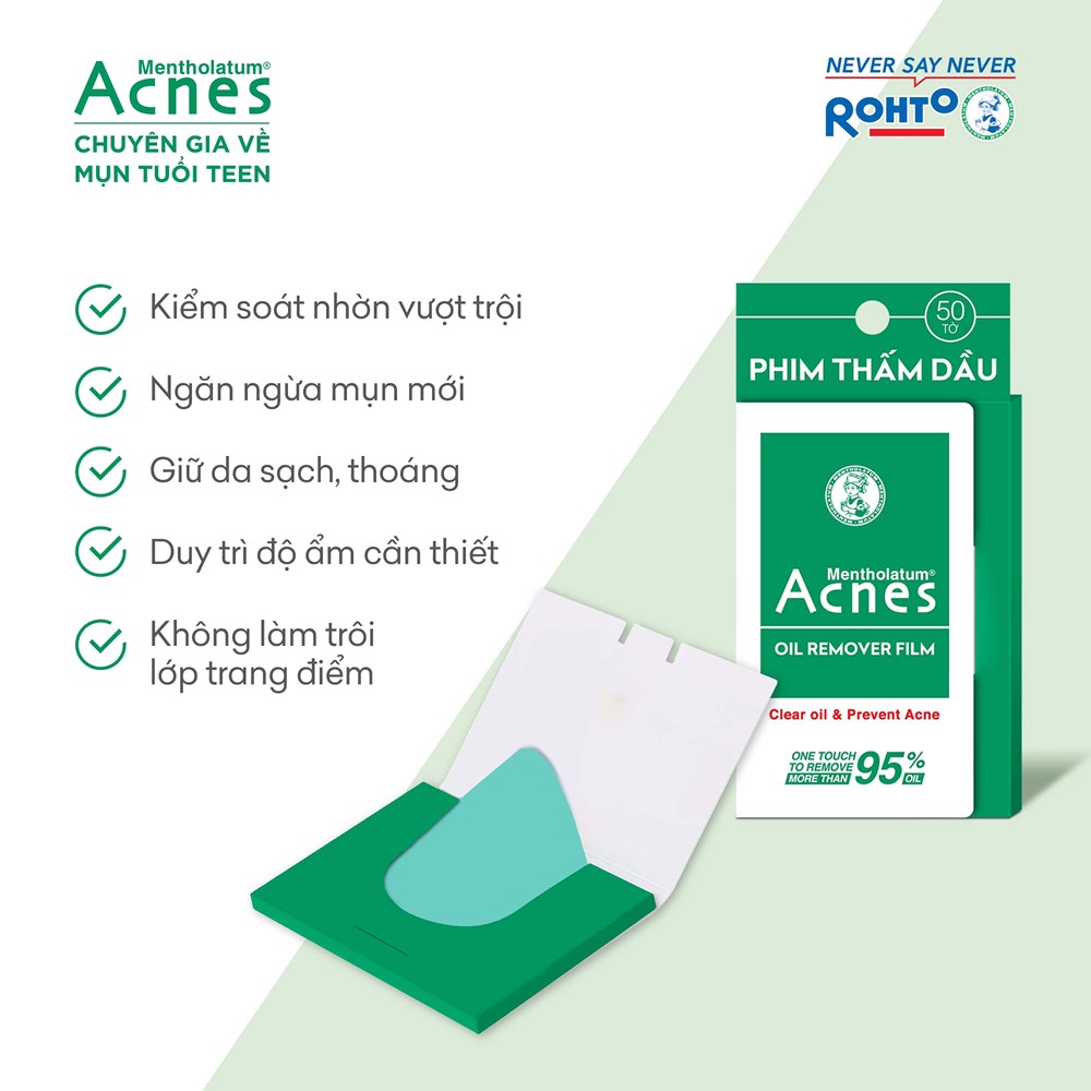 Phim thấm dầu Acnes (Film 50 tờ)