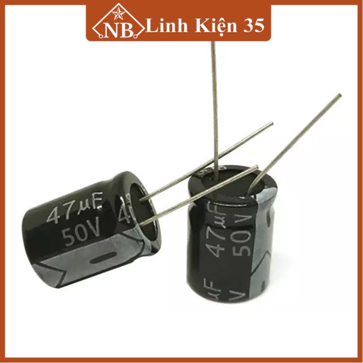 Combo 20 tụ hóa phân cực 50V đủ giá trị 0.1uF- 470uF