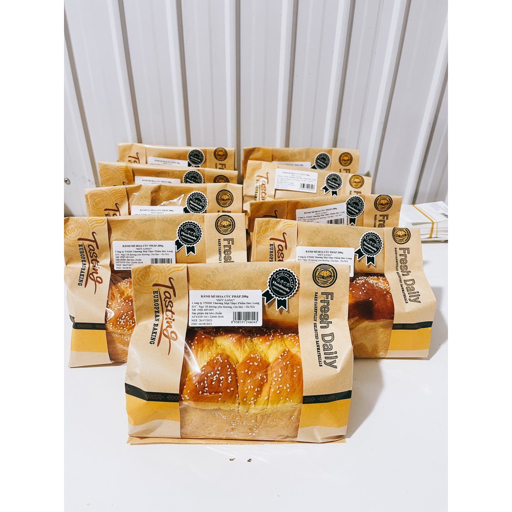 Bánh mì hoa cúc Pháp 300gram Đức Long