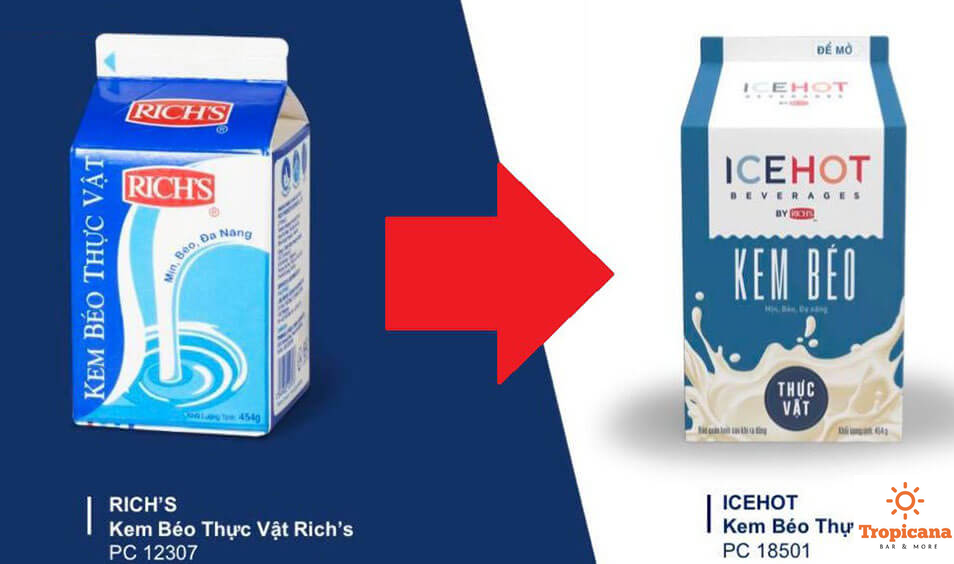 Kem Béo Thực Vật Rich Base On Top