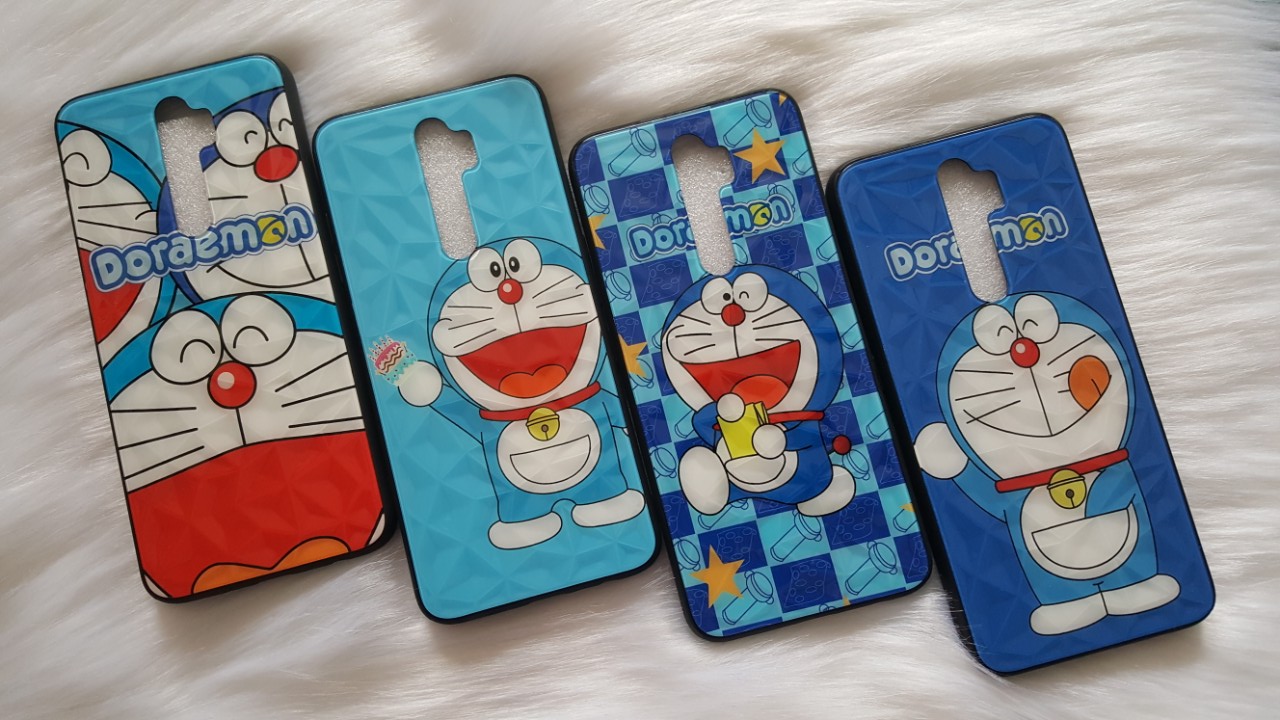Ốp lưng 3D kim cương Doraemon Oppo A5/A9(2020)