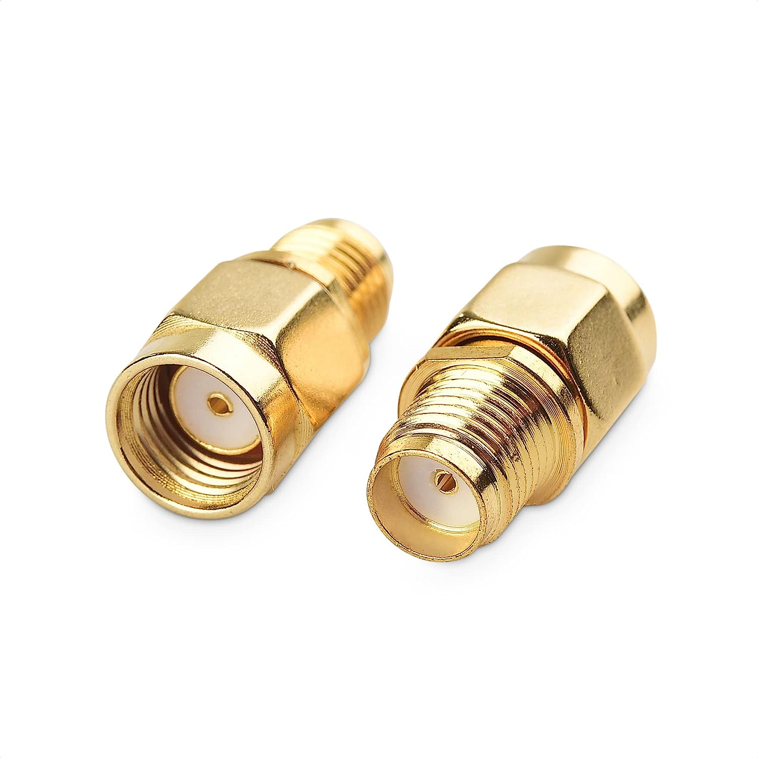 Cavo Pigtail RP-SMA Maschio A RP-SMA Maschio Con Femmina Interna - RG402, 30cm, Oro