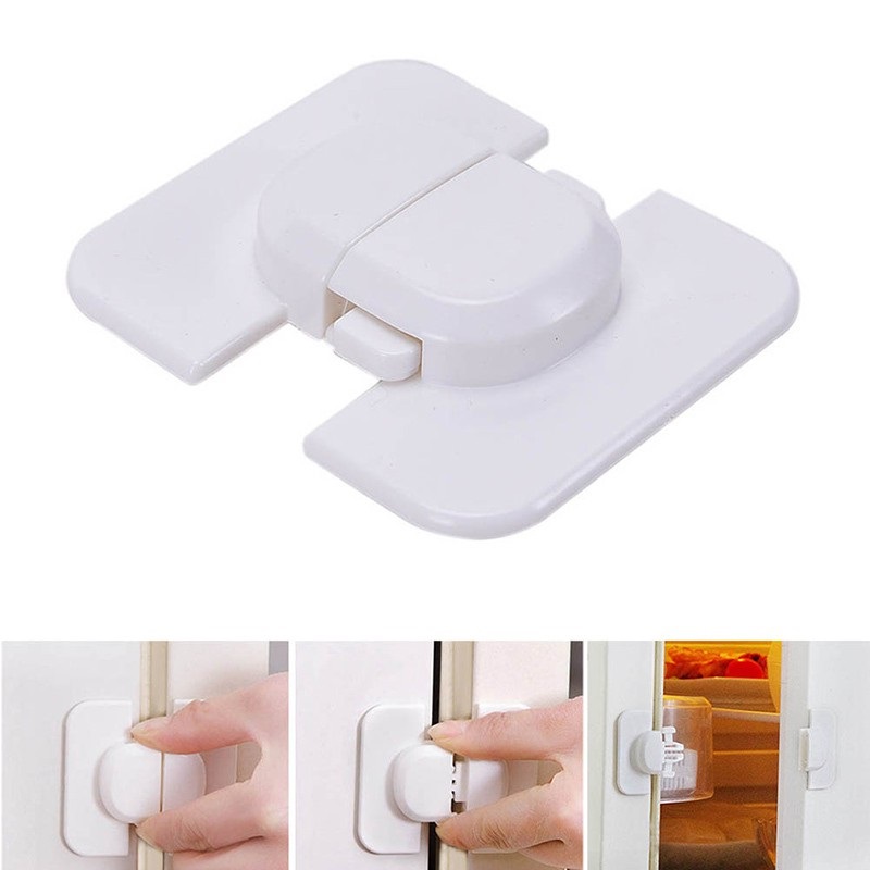 [HCM]Chốt khóa tủ lạnh - Dụng cụ khóa cửa tủ lạnh