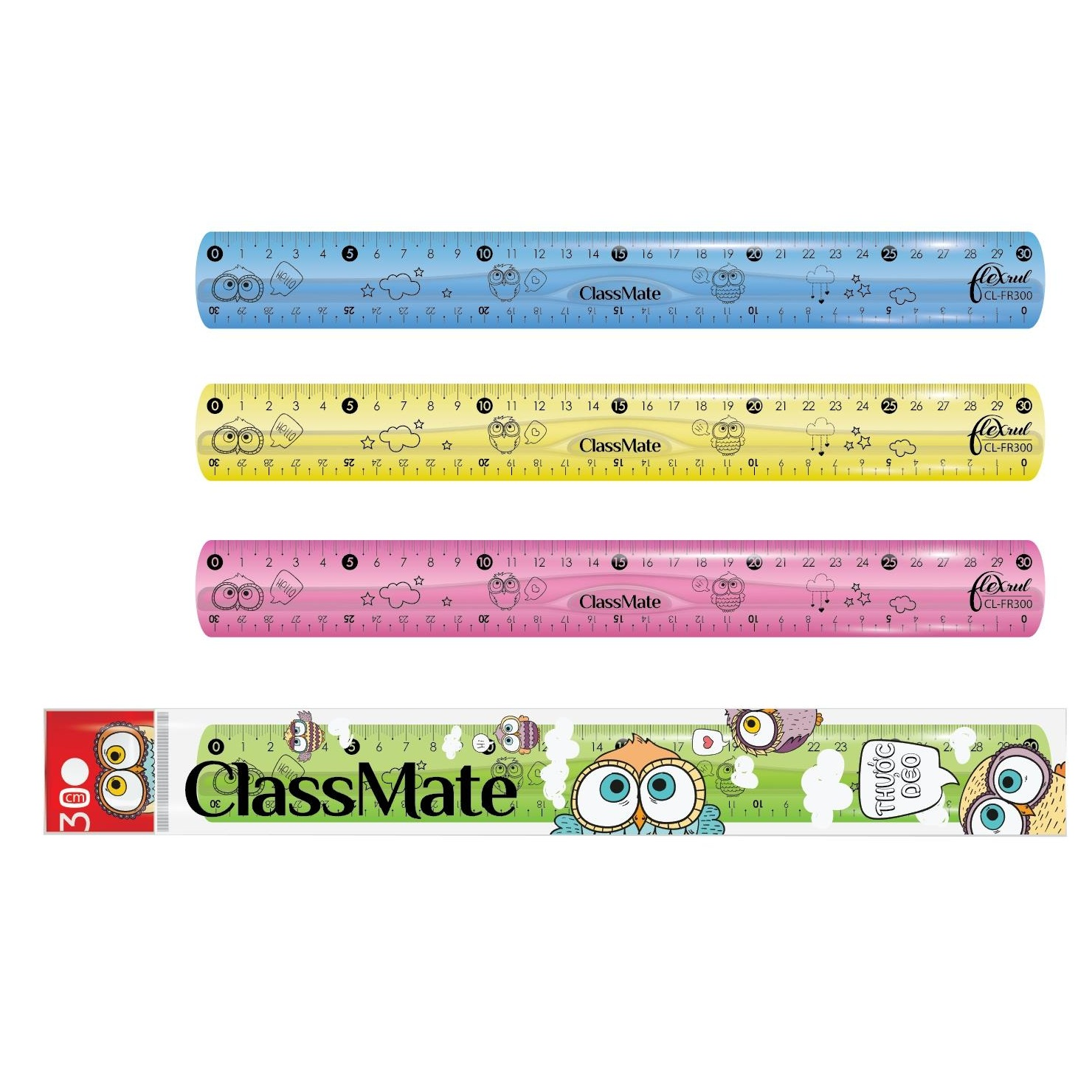 Thước dẻo 30cm classmate cl-fr300