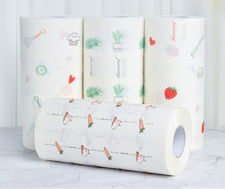 Cuộn Khăn Giấy Thấm Dầu Trái Cây Nhiều Hình