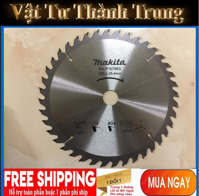 lưỡi cưa,lưỡi cắt gỗ makita D230mm
