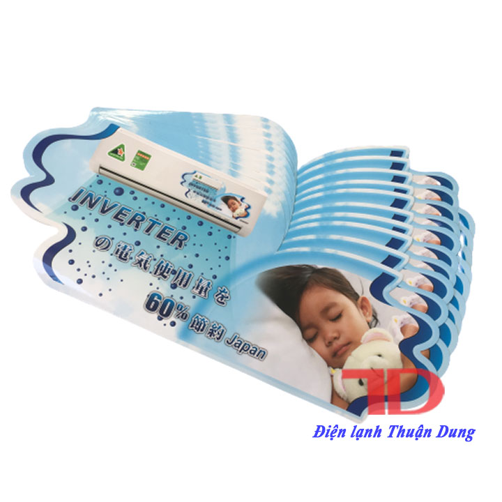 Combo 10 Tem trang trí Máy Lạnh nội địa Nhật 31X12.4CM MS10