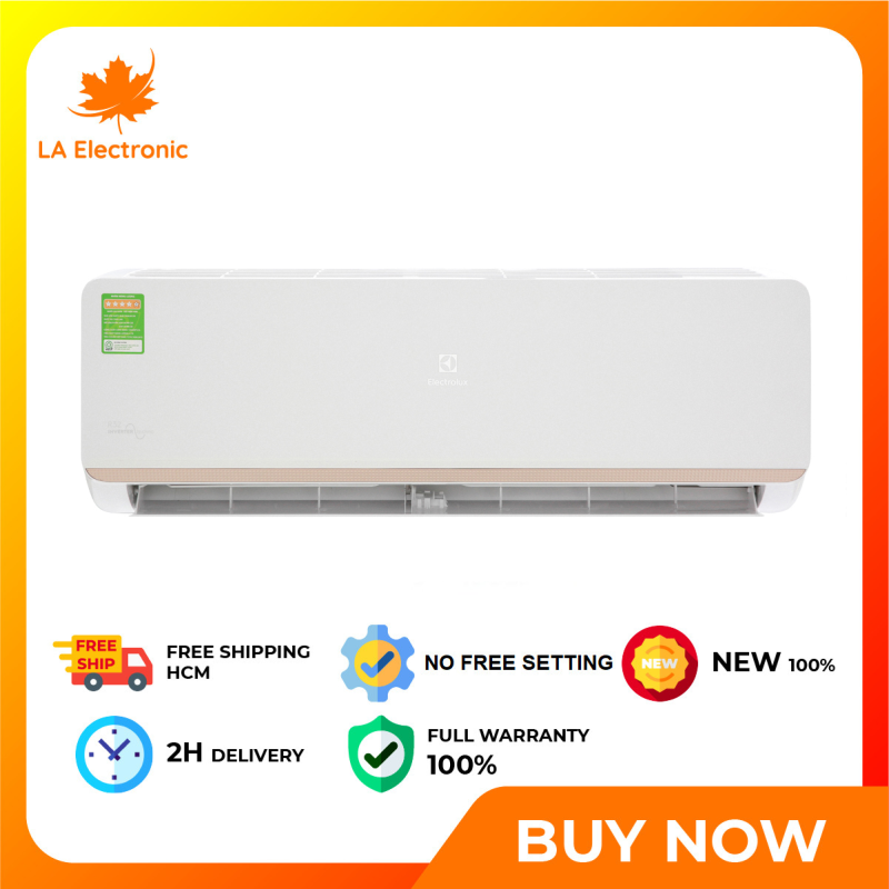 Electrolux Inverter air conditioner 1.5 HP ESV12CRR-C2 - Free shipping HCM Timer on and off, Instant cooling, Temperature display on indoor unit, Self-cleaning function