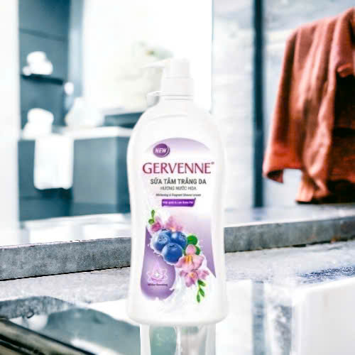 [Chai 450g] Sữa Tắm Trắng Da Hương Nước Hoa Gervenne – Da Sáng Mịn, Thơm Lâu