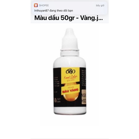 MẦU DẦU ORO 50g - 156marthcm