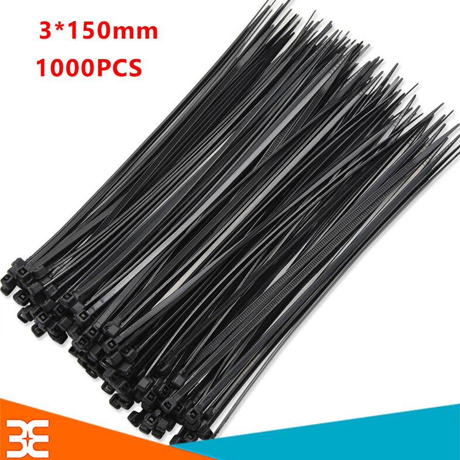 Dây Thít Đen 3X150mm Gói 1000PCS