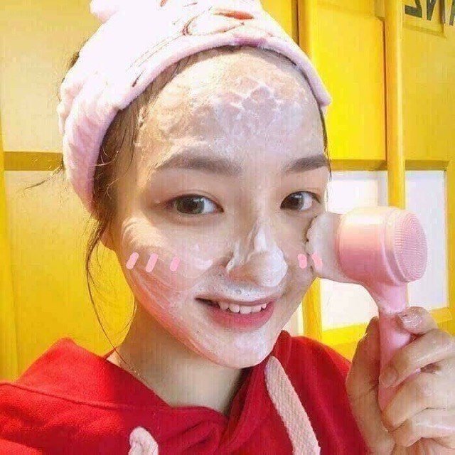 Facial Wash Brush 2 head super clean