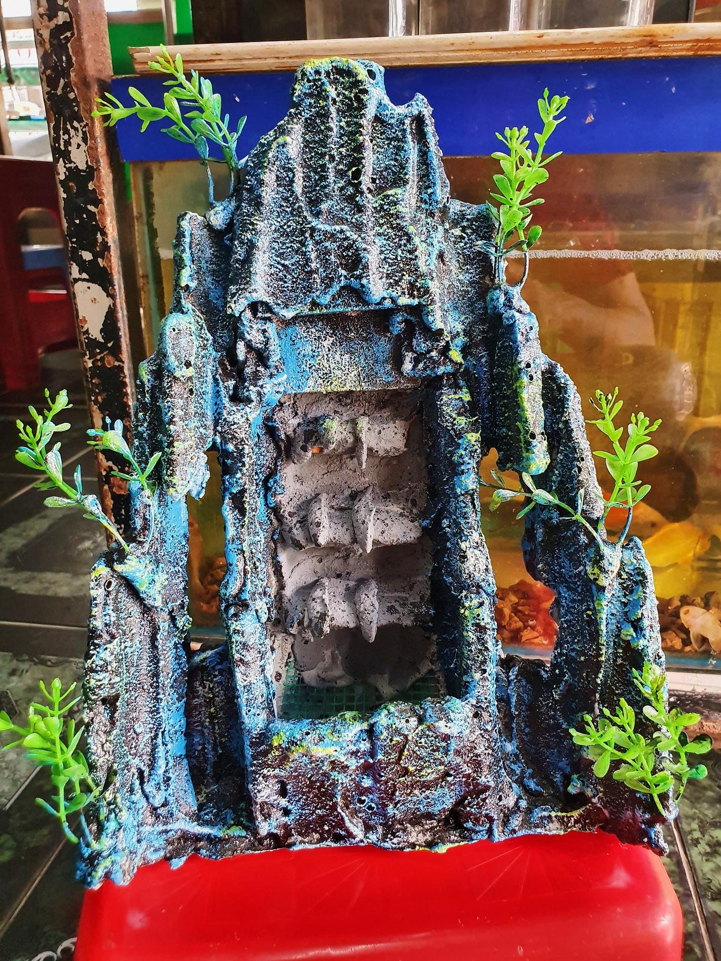 "Hoàn tiền đến 10%" THÁC CÁT LÀM SẴN TRANG TRÍ HỒ CÁ NON BỘ 23x10x33cm TẶNG KÈM CÁT VÀ VAN OXY NO1