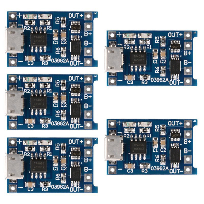 Mô Đun Sạc Pin 1A 5V TP4056 MicroUSB (Mạch Sạc Pin 1S)