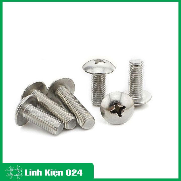 Combo 10 vít sắt M36 chiều dài 0.5cm, 1cm, 2cm, 3cm, 4cm tùy chọn