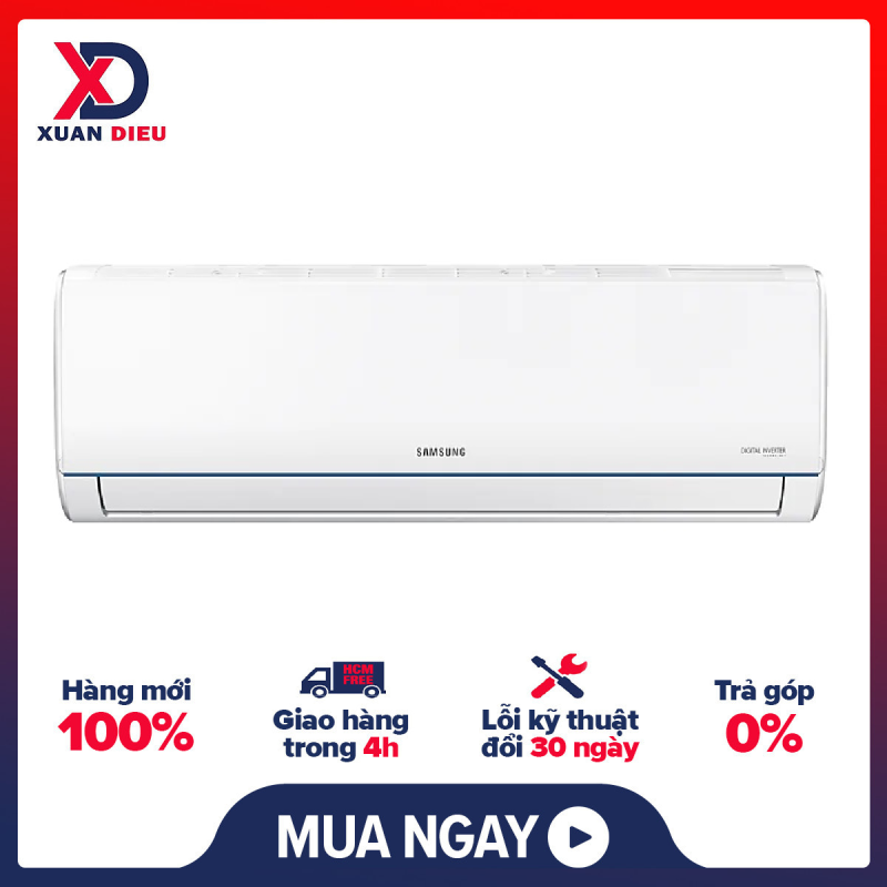 [Trả góp 0%]Máy lạnh Samsung AR18TYHQASINSV (2.0Hp) Inverter  Làm lạnh nhanh tiết kiệm điện Công nghệ lọc khí tiến tiến diệt khuẩn khử mùi - giao hàng miễn phí HCM chính hãng