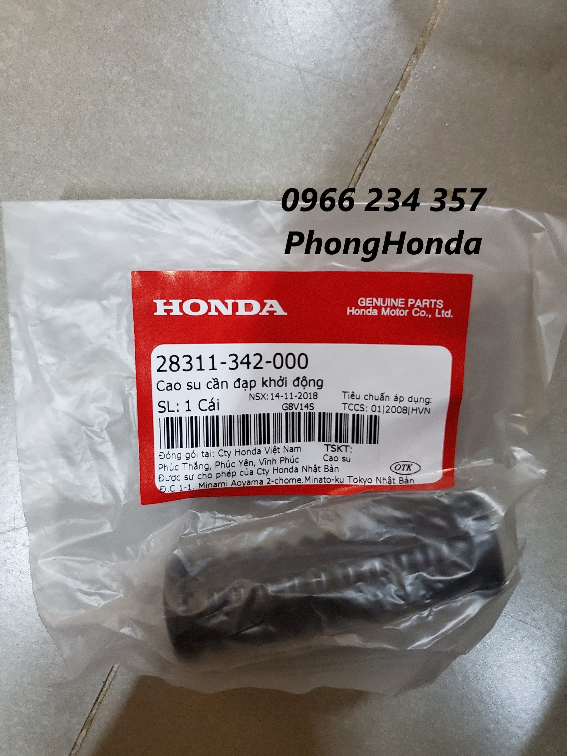 cao su giò đạp xe số honda