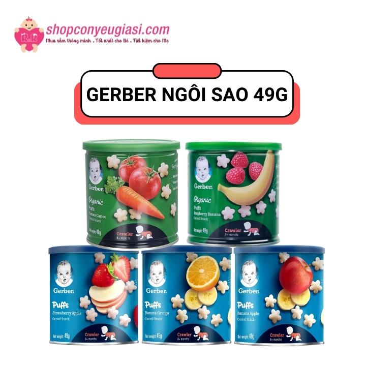 Bánh Ăn Dặm Gerber Cho Bé Từ 7 Tháng - Đủ Vị