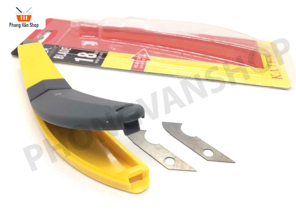 Dao cắt mica + 2 lưỡi phụ-cắt mica-phíp đồng