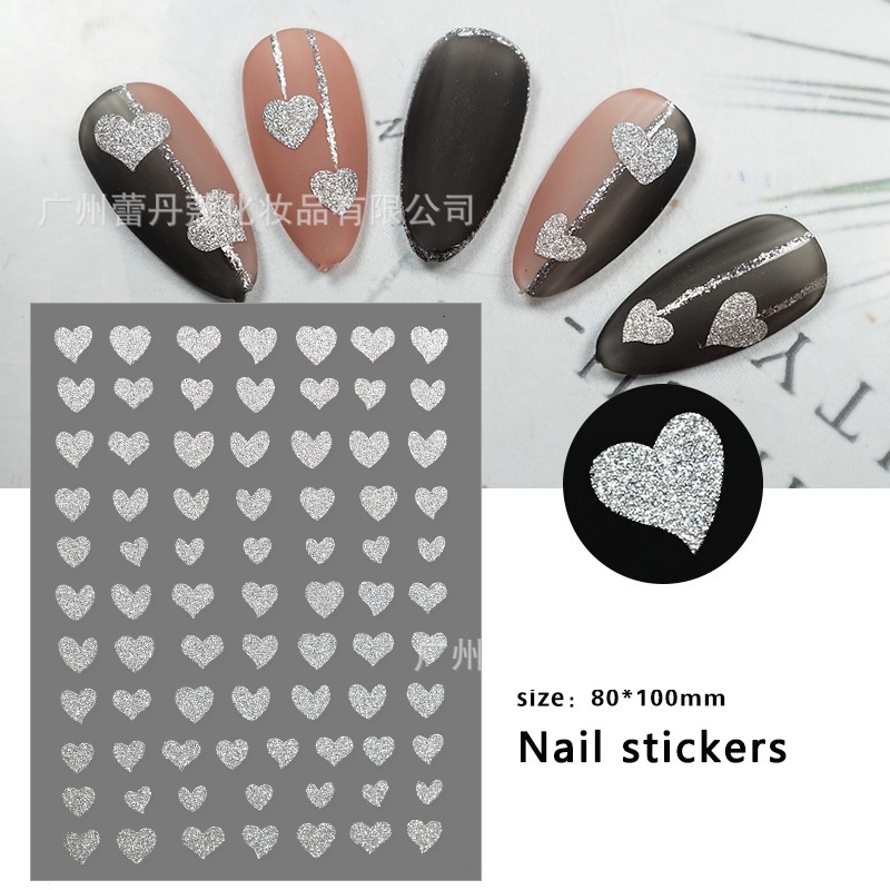 Nail sticker flash siêu sáng - Sticker dán móng tay - Chân