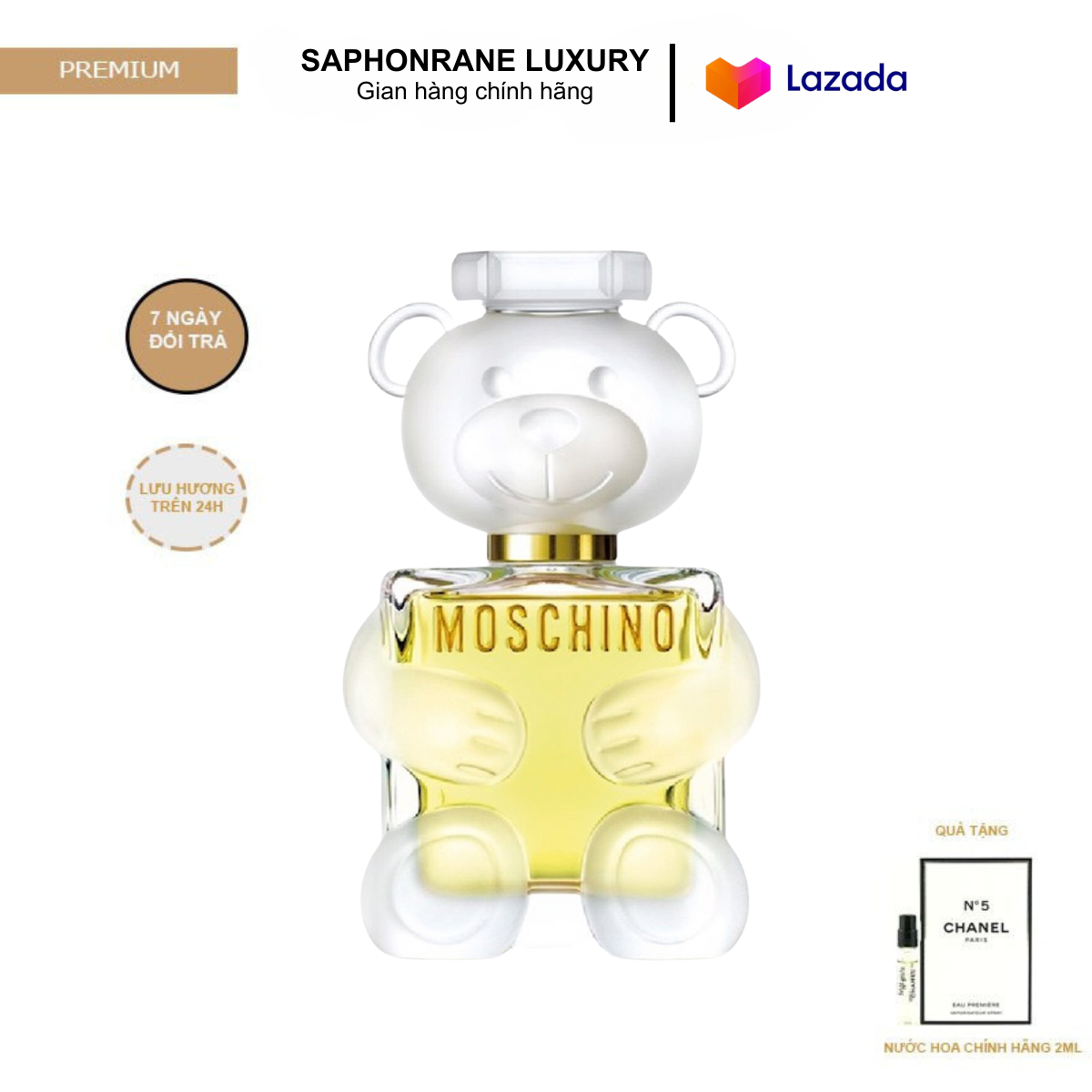 Nước Hoa Nữ Moschino Toy 2 EDP 100ml [Bao test][Chĩnh Hãng]