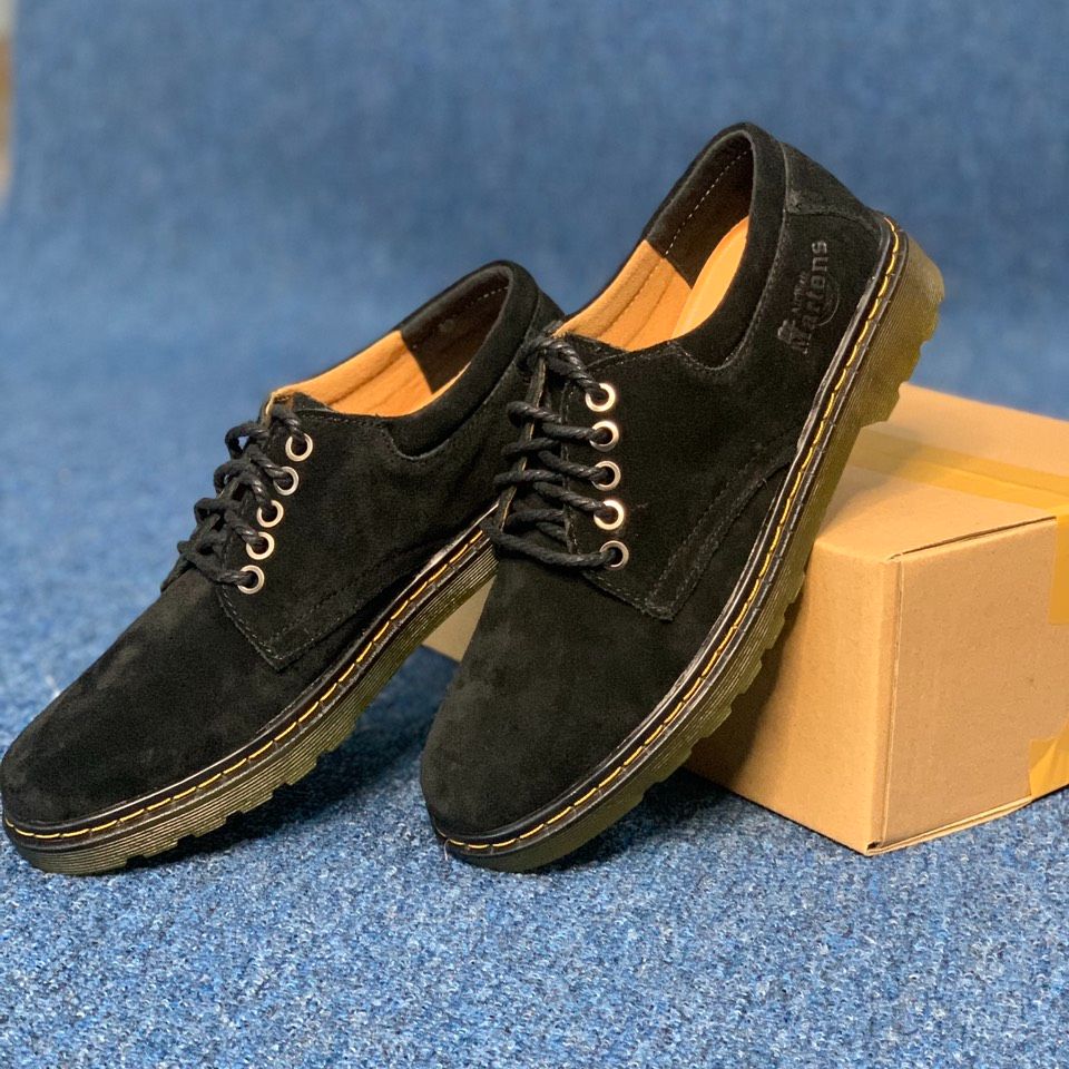 Giày Dr Martens Da Bò Lộn -Bảo Hành 12 Tháng