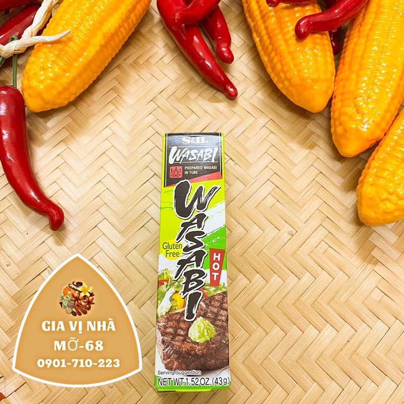 Mù tạc xanh xin s&b 43gr -nhật bản