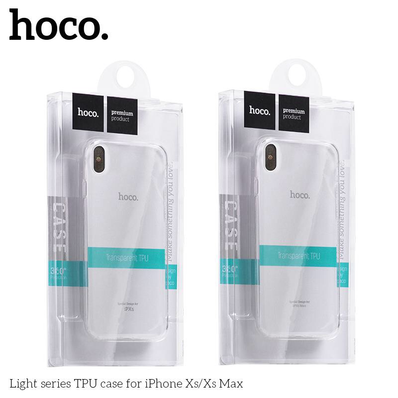 Ốp Lưng i.phone Chính Hãng Hoco Silicon - Trong - Dẻo - Mỏng - Siêu Bền