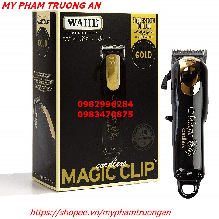 Tông Đơ Wahl Magic Clip 8 cữ + tặng kèm lược như ảnh