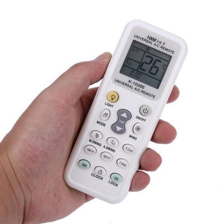 Remote đa năng điều khiển tất cả các dòng máy lạnh K-1028E tích hợp 1000 tần số, cam kết sản phẩm đúng mô tả, chất lượng đảm bảo