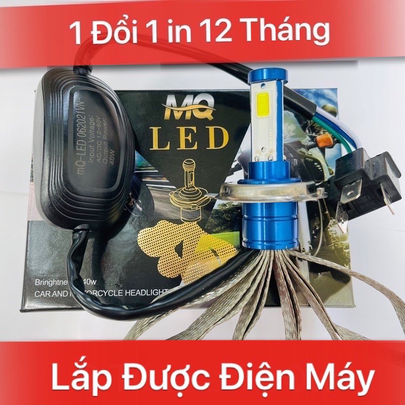ĐÈN PHA LED CYT 2 TIM LED H4 (GIÁ 1 BÓNG)
