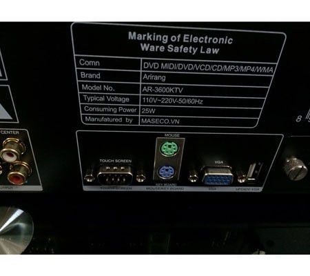 [HCM]Đầu Karaoke Arirang AR-3600 KTV (Đen)