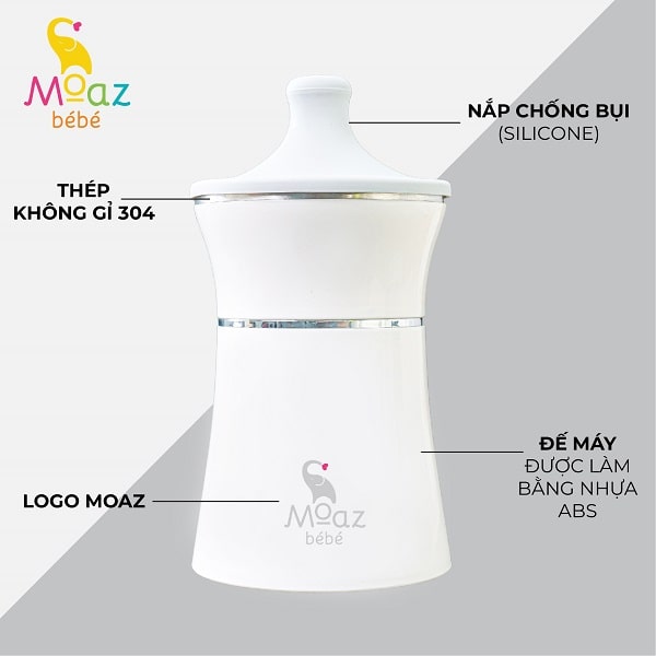 [CHÍNH HÃNG] Máy hâm sữa di động không dây Moaz Bebe MB-041