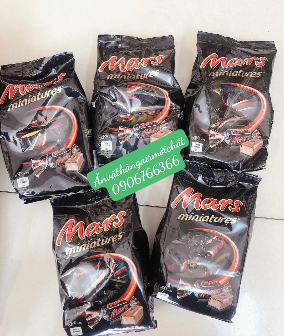 [NEW THÁNG 06/2026]Socola Minis Mars Miniatures Gói 220 Gram