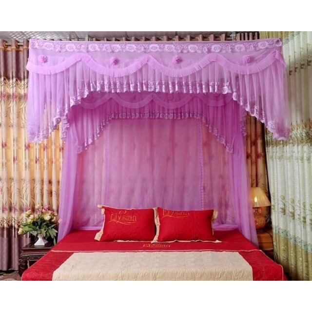màn khung cung đình tuyn lạnh cao cấp( kèm cả khung)