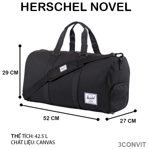 Túi trống Herchel Novel