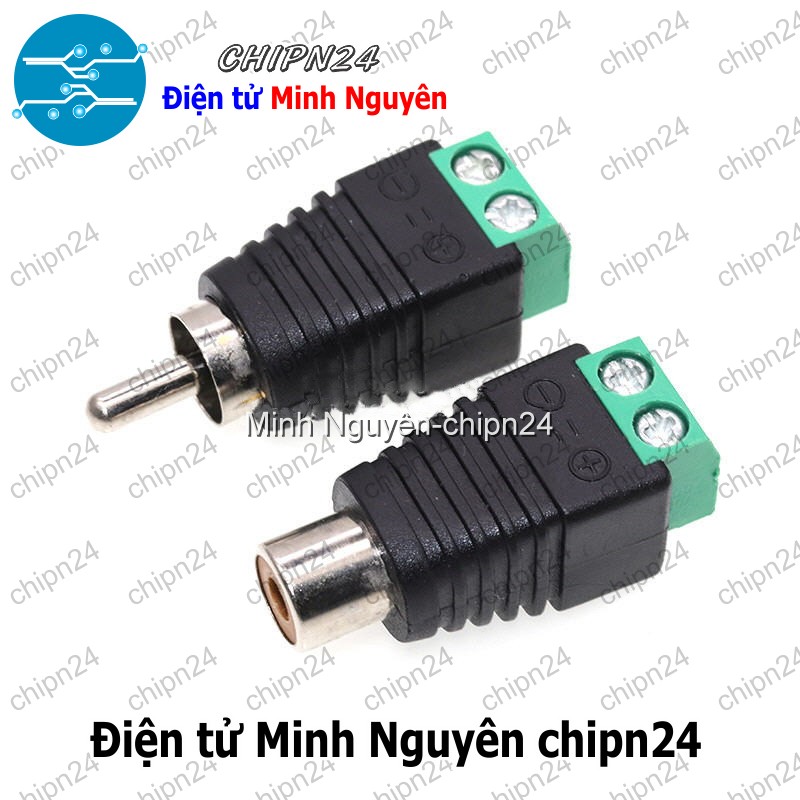 [1 cái] (F115.4) Jack chuyển AV RCA ra Domino Cái - HH004135