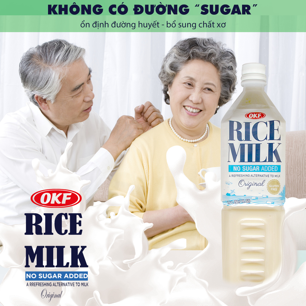 Sữa gạo RICE MILK 500ml OKF - Hàn Quốc