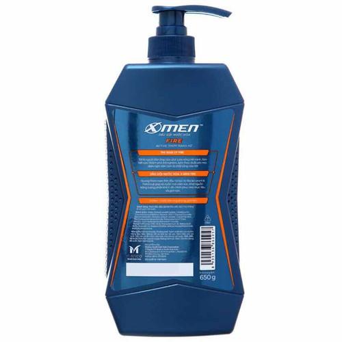 [HCM]Dầu Gội Nước Hoa XMen Fire 650g