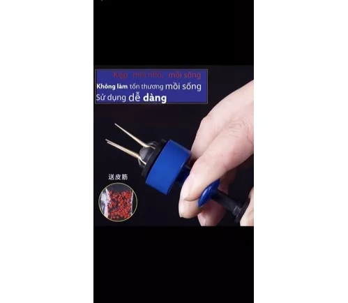 Combo Kẹp + 2 túi chun buộc mồi câu cá