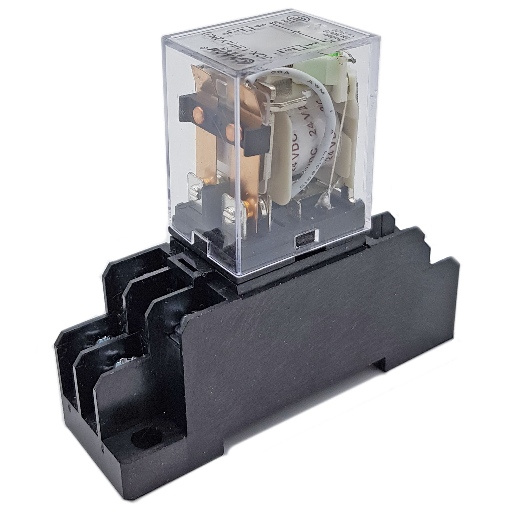 Relay trung gian HH62P 12VDC, 12VAC, 24VDC, 220VAC