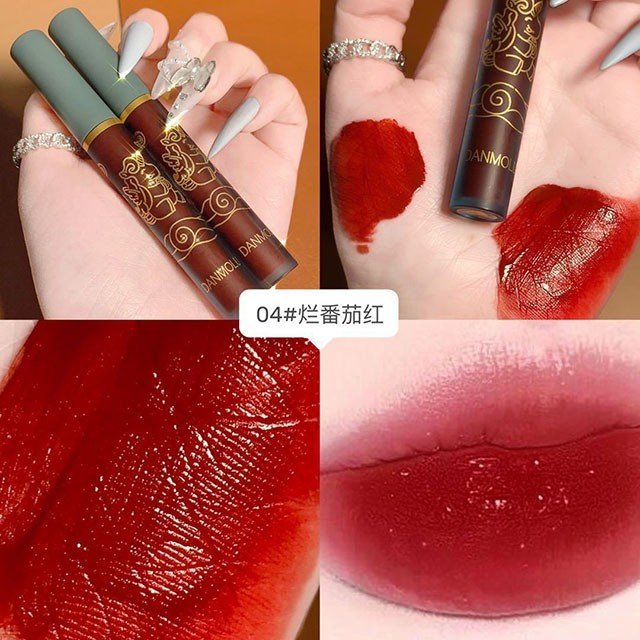 [GIẢM 5% ĐƠN 129K]Sét 4 Son Kem DANMOLU Beauty Mướt Mịn