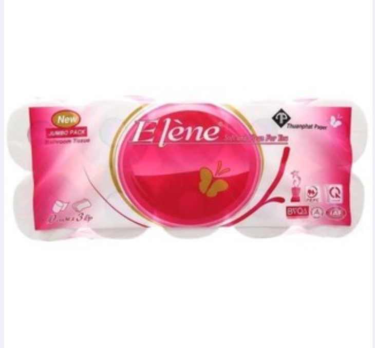 GIẤY VỆ SINH 3 LỚP ELENE